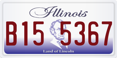 IL license plate B155367