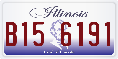 IL license plate B156191