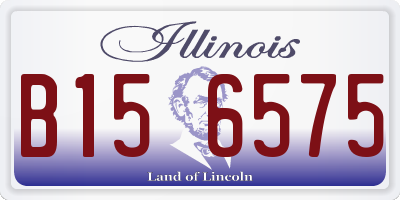 IL license plate B156575
