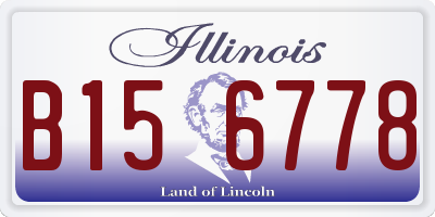 IL license plate B156778