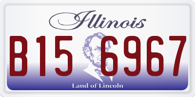 IL license plate B156967
