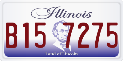 IL license plate B157275