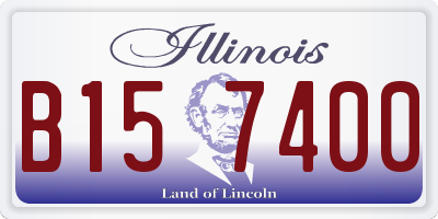 IL license plate B157400