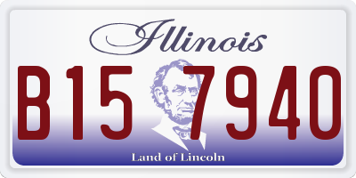 IL license plate B157940