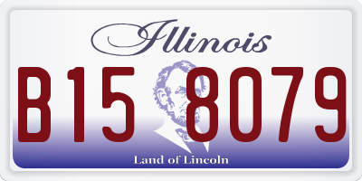 IL license plate B158079