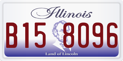 IL license plate B158096