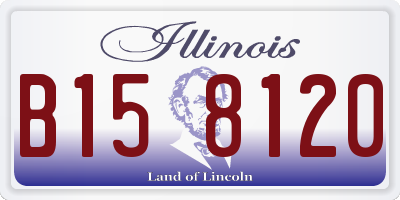 IL license plate B158120