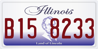IL license plate B158233