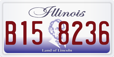 IL license plate B158236
