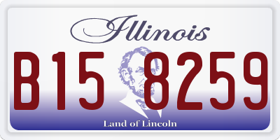 IL license plate B158259