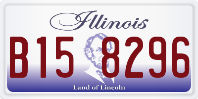 IL license plate B158296