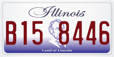 IL license plate B158446