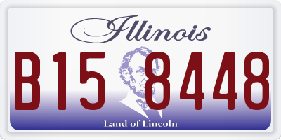 IL license plate B158448