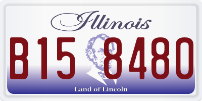 IL license plate B158480