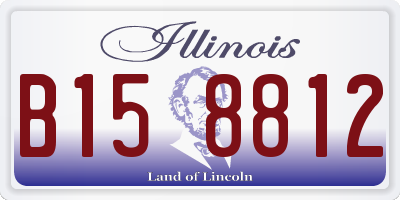IL license plate B158812