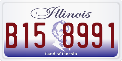 IL license plate B158991