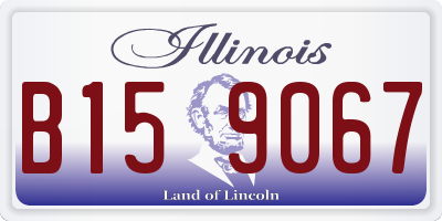 IL license plate B159067