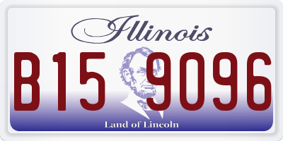 IL license plate B159096