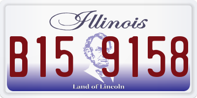 IL license plate B159158