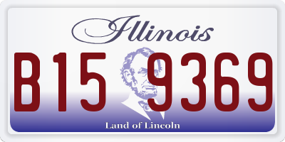 IL license plate B159369