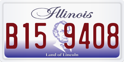 IL license plate B159408