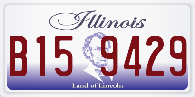 IL license plate B159429