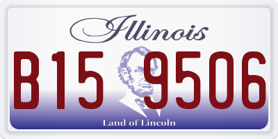 IL license plate B159506