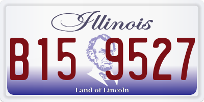 IL license plate B159527