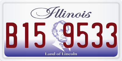 IL license plate B159533