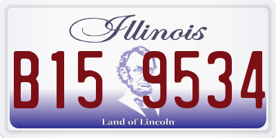 IL license plate B159534