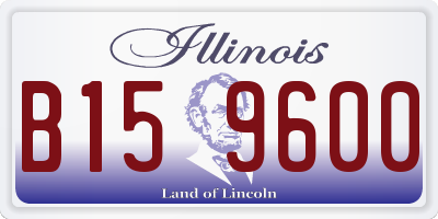 IL license plate B159600