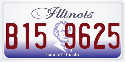 IL license plate B159625