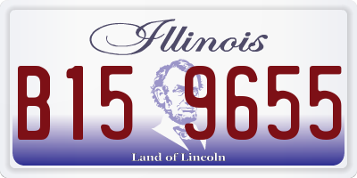 IL license plate B159655