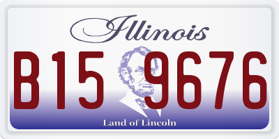 IL license plate B159676