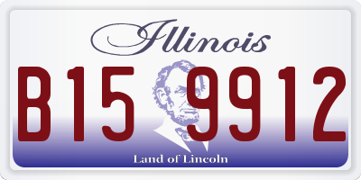 IL license plate B159912
