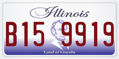 IL license plate B159919