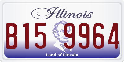 IL license plate B159964