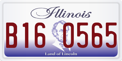 IL license plate B160565
