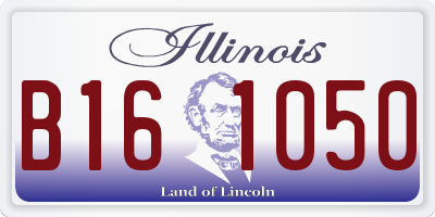IL license plate B161050