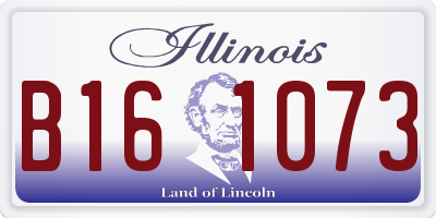 IL license plate B161073