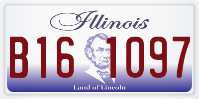 IL license plate B161097