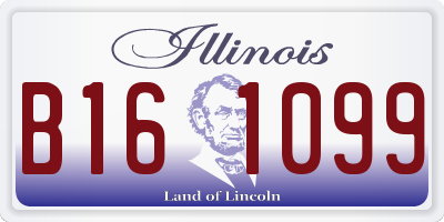 IL license plate B161099