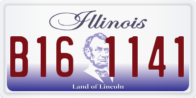 IL license plate B161141