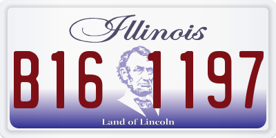 IL license plate B161197