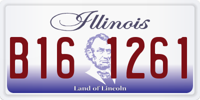 IL license plate B161261