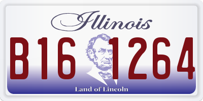 IL license plate B161264