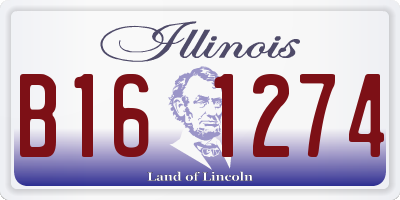 IL license plate B161274