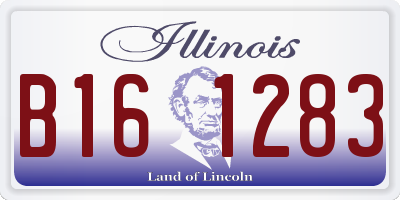 IL license plate B161283