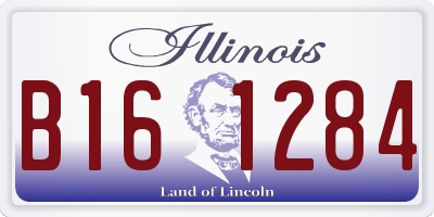 IL license plate B161284