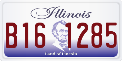 IL license plate B161285